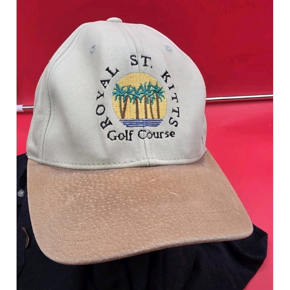 Royal St. Kitts Golf Club Dad Cap Tan W/ Suede Bill